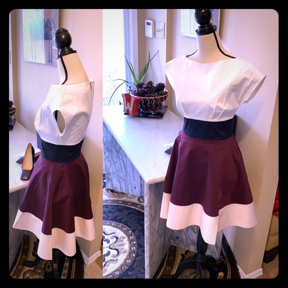 KS Color block dress.